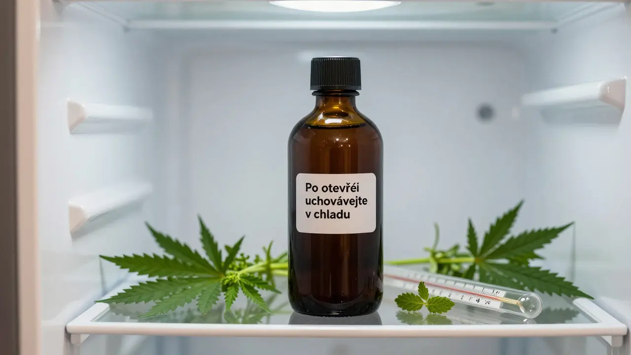 Musí být tinktury z konopí chlazeny?