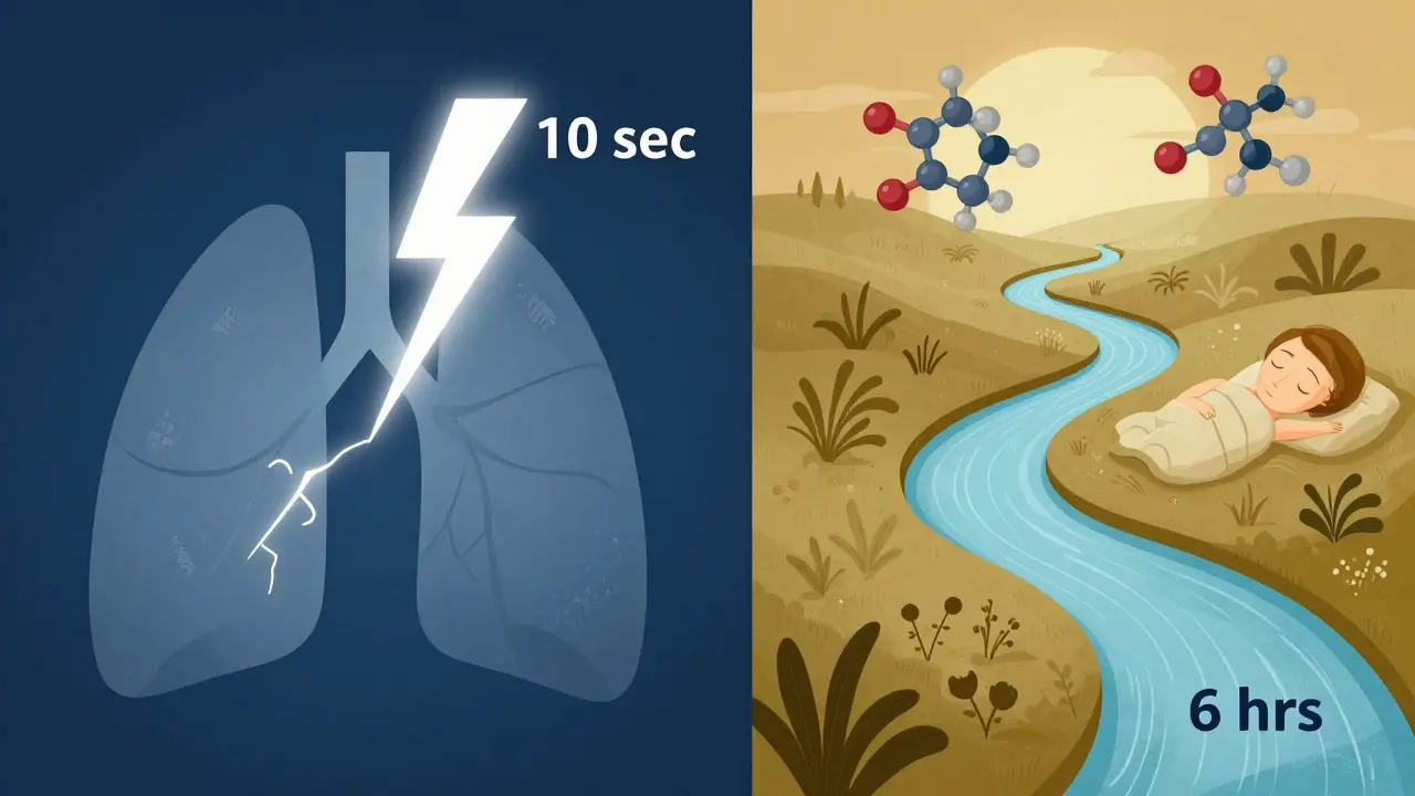 Dvě cesty účinku CBD: rychlá pára a pomalý tok