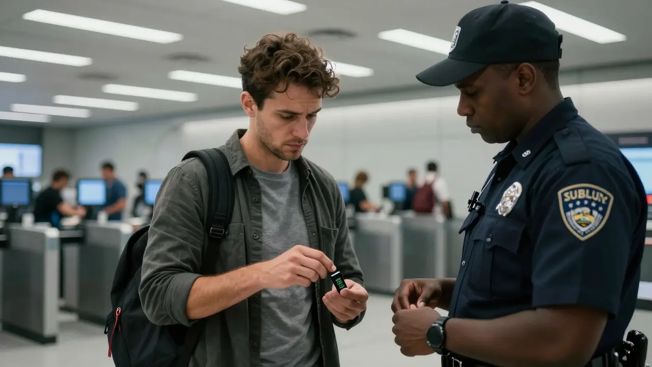 Můžete si převézt CBD kartridž skrze TSA?