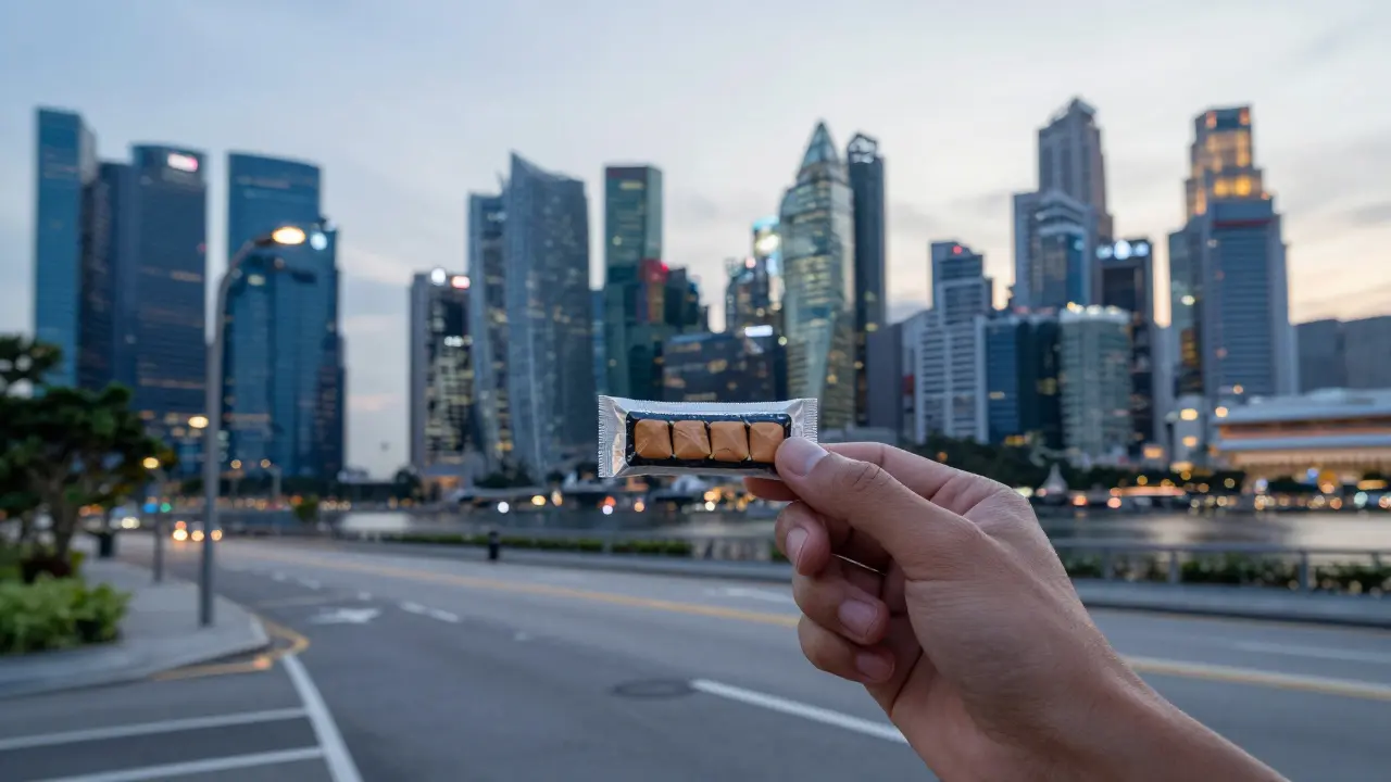 Je žvýkání gumy v Singapuru zakázáno? Pravda o konopných žvýkačkách a zákonech