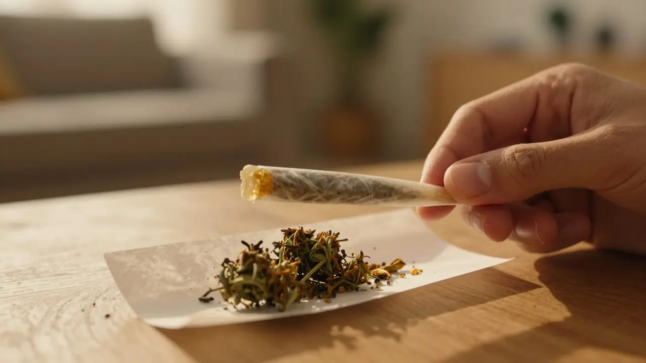 Roubování jointu s příměsí hashi do květu